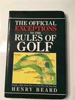 The Official Exceptions to the rules of golf, preowned, Great Deal ! with free shipping 