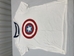 Women's Adult Large Captain America Shirt Marvel Brand, with FREE SHIPPING   - 