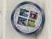 Set of 4 Holiday Coasters with cork backing with Free shipping - 