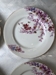 Elite Limoges floral pattern Plates made in France - 