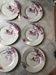 Elite Limoges floral pattern Plates made in France - 