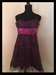  Special Occasion Dress, Young Miss / Girls Size 12/14 , Burgundy, satin sash   -   cqvnkswn