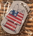 where? Fun! Patriotic Snoopy Dog Tag USA Necklace  - BXFSNOOPYDOGTAGS