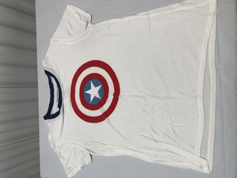 Womens Adult Large Captain America Shirt Marvel Brand, with FREE SHIPPING   Women's Adult Large Captain America Shirt with FREE SHIPPING 