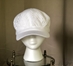 Women's White Crochet Look Spring Summer Hat Visitor Cap New with Tag, one size    -  ivkjbgwf