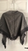 grey cape, fringed, one size fits most, women's with free shipping - 