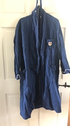 Vintage Mens Blue Robe with waist tie, Mens Large with free shipping 