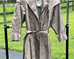 lovely raincoat by British Mist. womens size 12P -  
