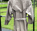 lovely raincoat by British Mist. womens size 12P -  