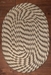 Country decor,  good quality preowned, clean, small braided area rug 20" x 30" Free Shipping - 