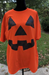 Pumpkin Head T Shirt Adult Size 2XL, Preowned, Orange T Shirt, Halloween Shirt   -  gadclbwk