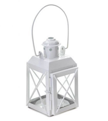 Mini Tea Light Candle White Lantern with Free Shipping  Light, Candle, white Lantern