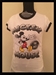 WHERE? White Mickey Mouse T Shirt,  Girls Size Small Free Shipping - dcaasech